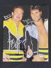 Brian Blair Jim Brunzell WWE Wrestling Autographed Signed 8x10 Photo ~ PSA/DNA