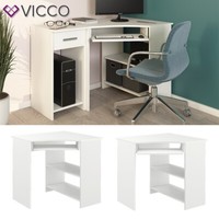 Eckschreibtisch Schreibtisch Computertisch Odin Weiß Arbeitstisch Pc Tisch Vicco
