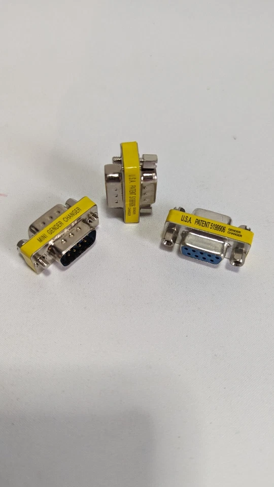 15pin SVGA/VGA Gender Changer Adapter COUPLER Female to F-15 pin HD15 (3 Pack) - Image 2 of 2