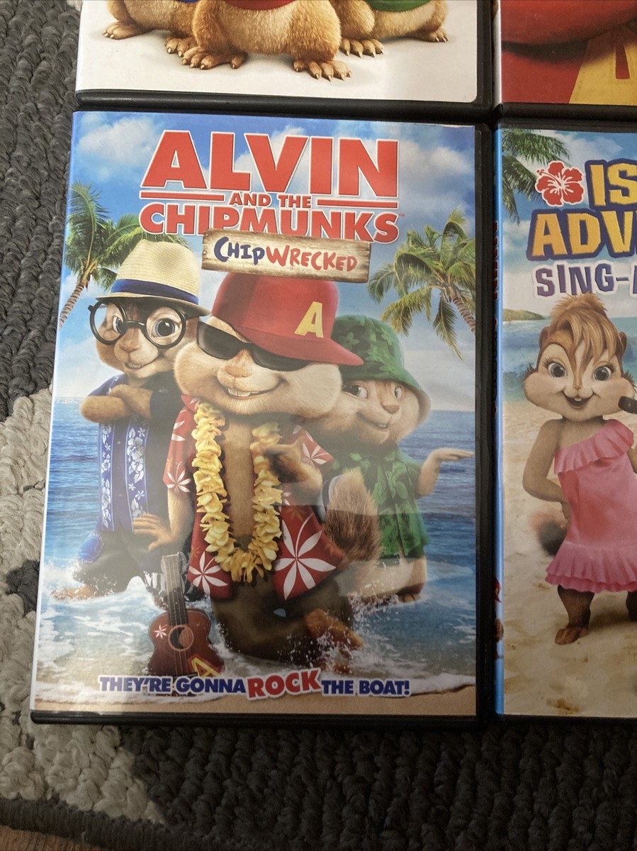 4 Alvin And The Chipmunks DVD's | eBay