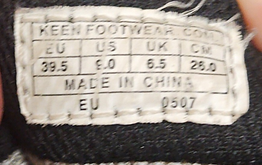 Scarpe da corsa Keen da donna Shellback #0507 blu impermeabili da allenamento taglia 9