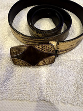 AMAZING WOMEN'S LIMITED EDITION PRADA ADJUSTABLE BUCKLE SKINS BELT