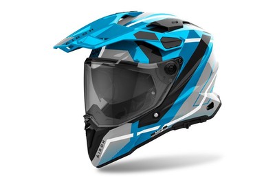 Full-Face Helmet Airoh COMMANDER 2 MAVICK Cerulean blue gloss