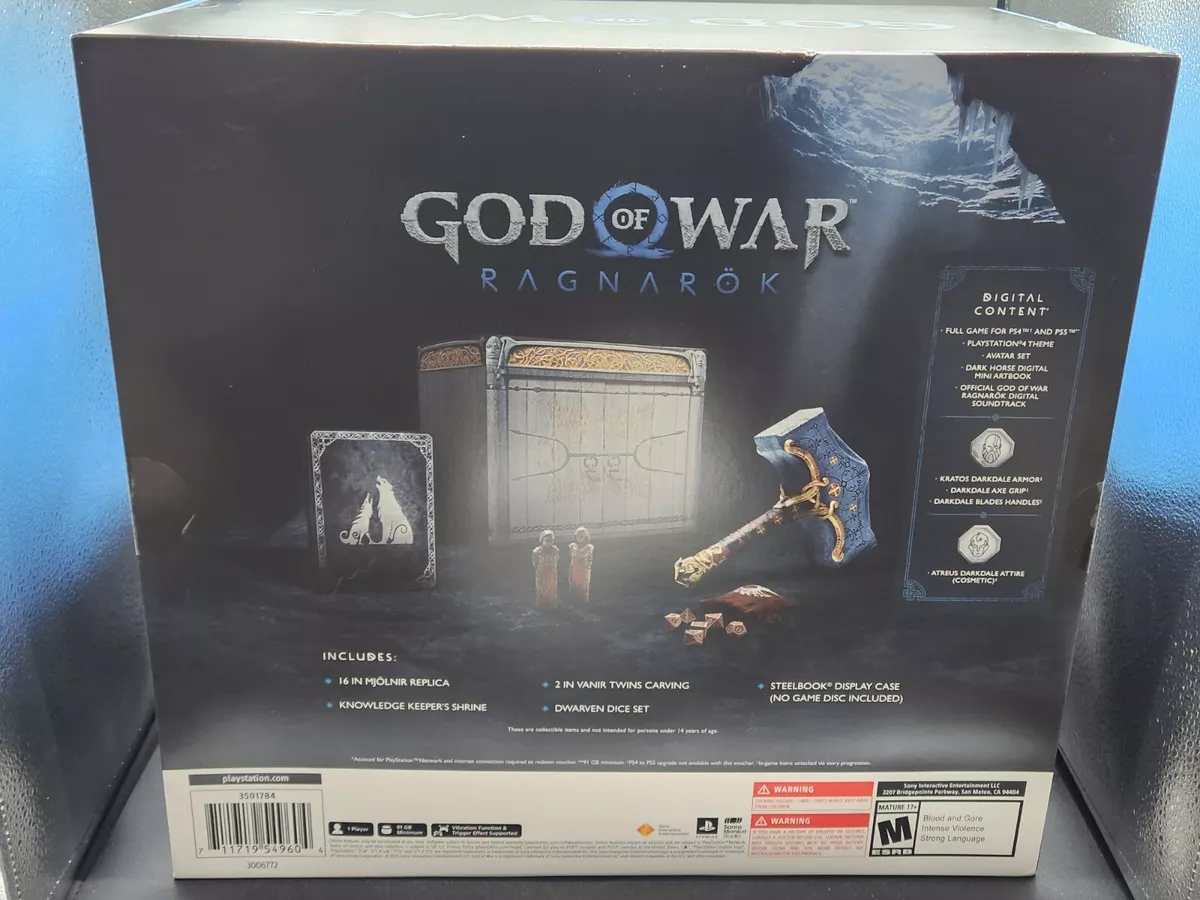 Jogo God of War Ragnarok Collectors Edition - PS4 e PS5