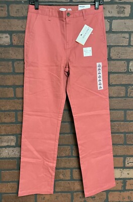 Old Navy Straight Built In Flex Pants Reinforced Knees Boys Size