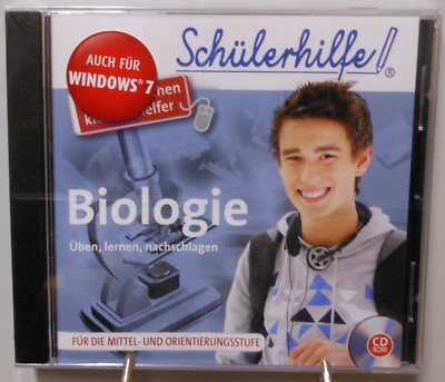 Biologie Software Schule PC CD-ROM Schülerhilfe Üben Lernen Nachschlagen #T335