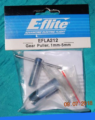 GEAR PULLER E-FLITE  EFLA212 1MM-5MM SHAFT NEW FREE SHIPPING