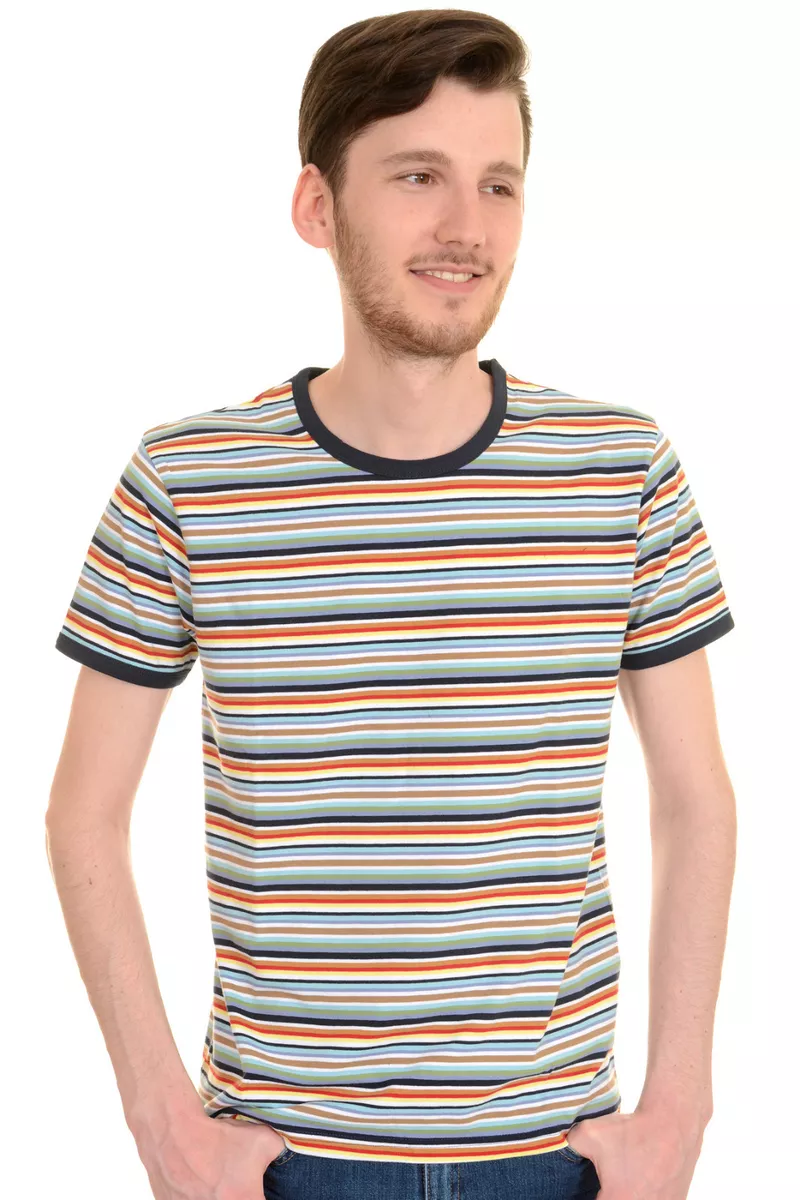 70s striped t hot sale shirt
