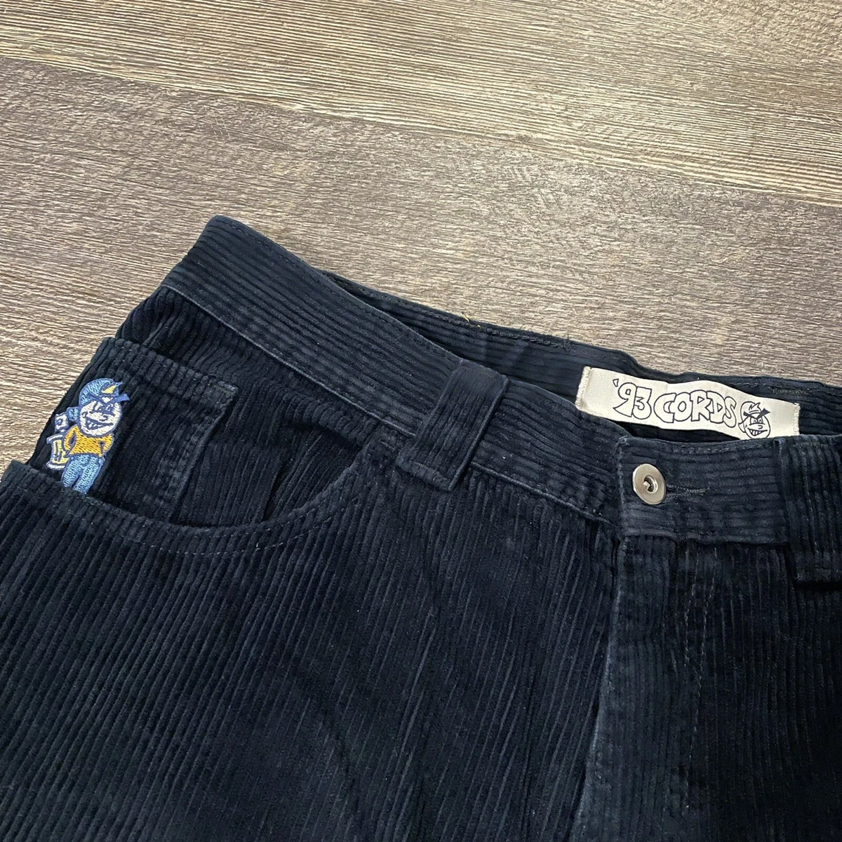 polar skate co 93 cord Pant Blue wide leg jnco 32 x 27 corduroy