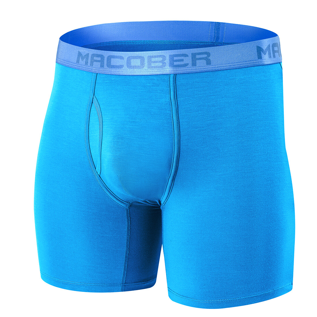 Men's Underwear Anti-wear Leg Comfort Fit Bamboo Fiber Sport Long Boxers M-3XL