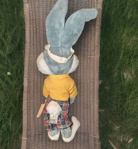 VERY RARE WITH ORIGINAL TAG BUGS BUNNY PLUSH STUFFED ANIMAL TOY GOLF GOLFER - Picture 2 of 6