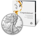 2023 W Proof $1 American Silver Eagle Congratulations Set 23RF Only 40K Minted