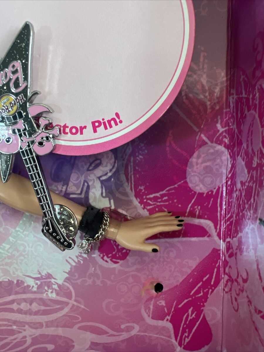 Collector Hard Rock Cafe Barbie Doll Pink Label 2006 Mattel Collector Hard Rock Cafe Barbie Doll Pink Label 2006 Mattel