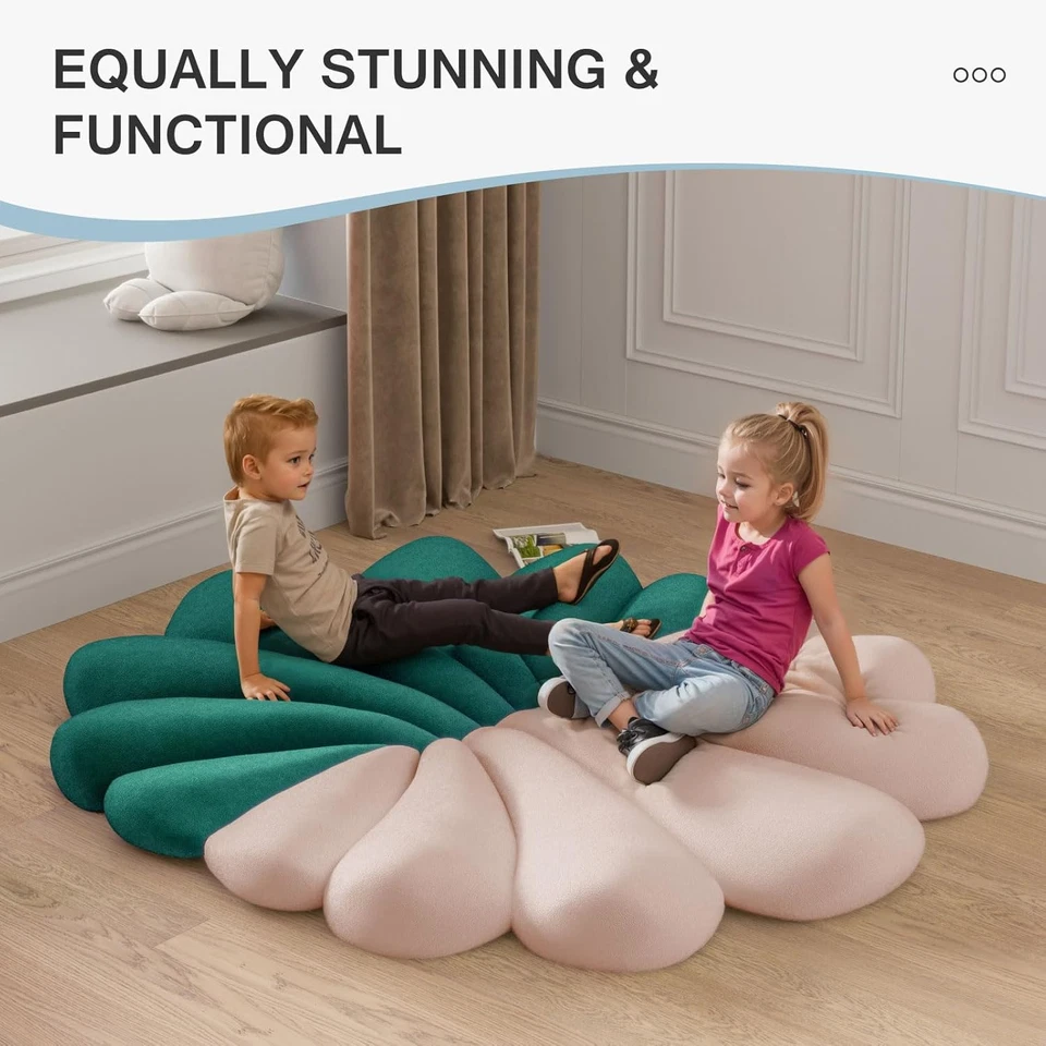 Almohada de cabecero Coastal Shell para niños, tamaño queen divertido cabecero acolchado trasero Foto 4 de 4