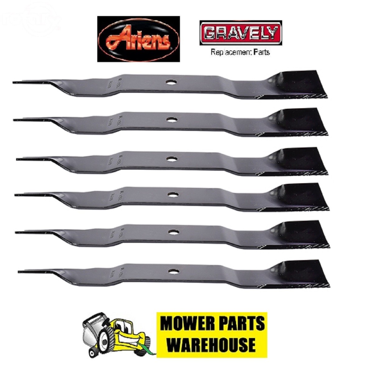 6 REPL ARIENS GRAVELY ZTX IKON X XL LAWN MOWER BLADES 04771200 52