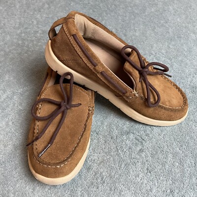 Ugg Kids Size Slip On Loafer Brown Suede