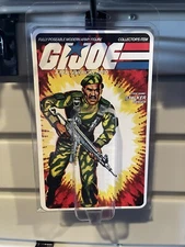 GiJoe Stalker 1982 1983 Display Case With Cardback Insert
