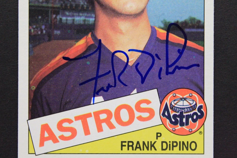 Frank DiPino Astros Cubs Autographed 1985 Topps #532 Signed Card 16L - Image 4 of 4