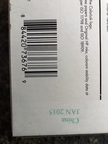 Cartucho de tinta negra HP 920XL caja sellada de fábrica (CADUCÓ en enero de 2015) - Imagen 2 de 2