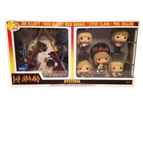 New Funko Pop! 2022 Def Leppard Hysteria Album Deluxe Vinyl 5 Figures Limited Ed