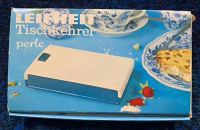 Table Top Sweeper Crumb Brush:Leifheit Tischkehrer Perle- Rare in the US