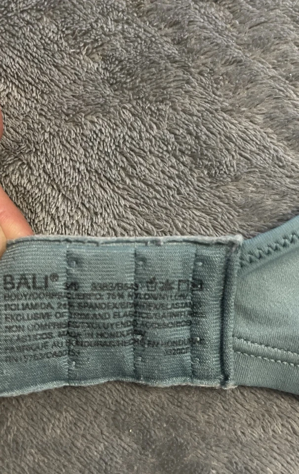 Sujetador con aros Bali verde sin almohadillas talla 34D Foto 4 de 4