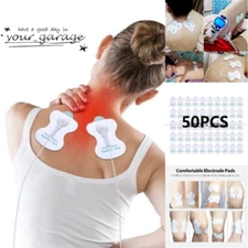 Snap On Replacement Pads Fits For Massager & Electrode Pads TENS Unit * 50PCS