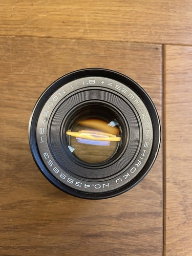 *Rare Konica F Mount : Almost Mint* Konica Hexanon 52mm F/1.8 Standard Lens /JP - Picture 2 of 9