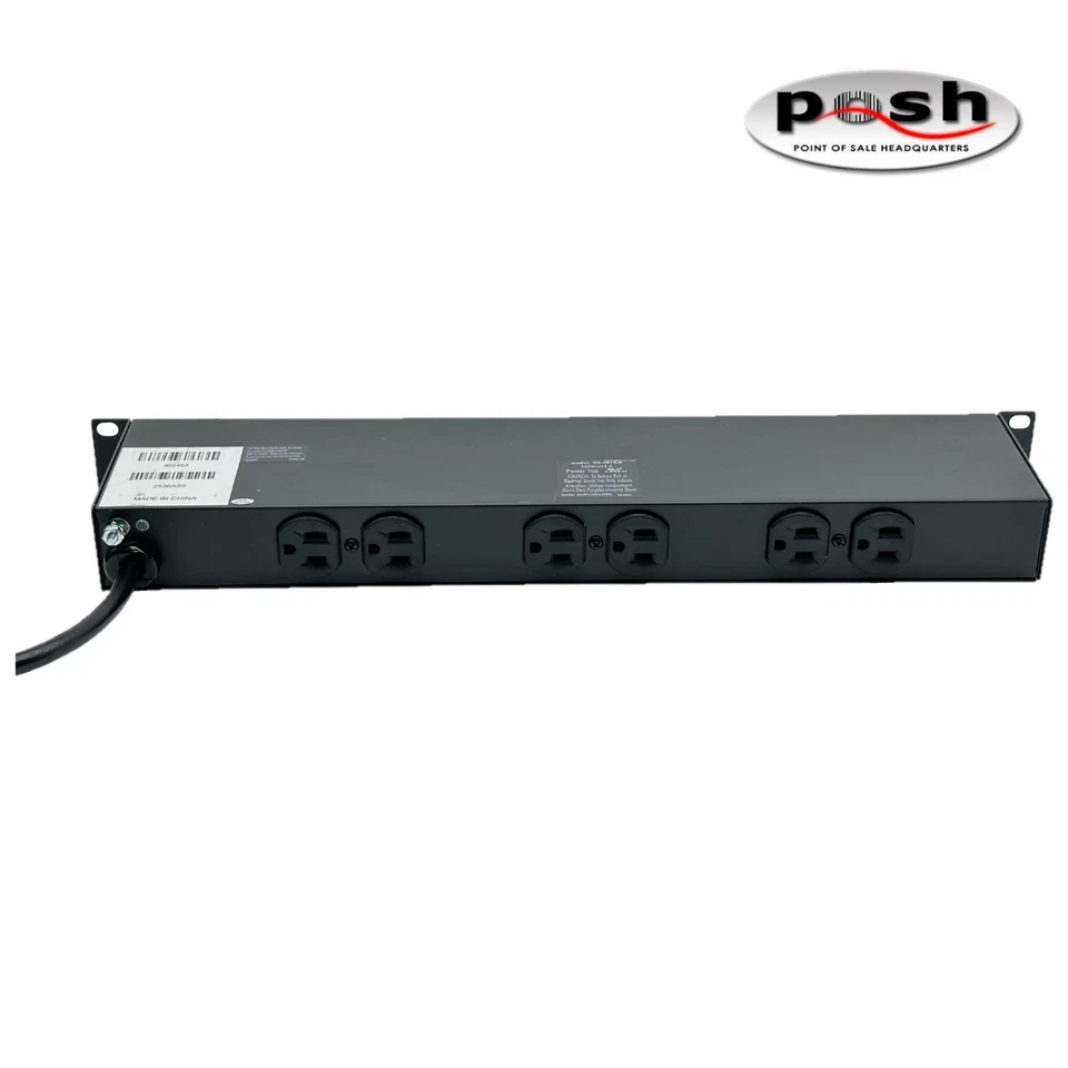 **Lot of 5** Tripp Lite RS-0615-R Power Strip Rack-Mount Metal 120V-15R - Image 4 of 4