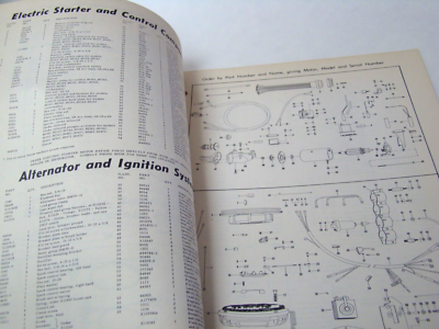 1965 West Bend 80 HP outboard parts list catalog book OB 784 Model