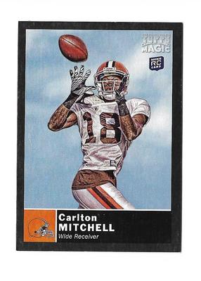 2010 Topps Magic Schwarz Mini #178 Carlton Mitchell Rookie