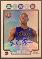 JASON THOMPSON 2008-09 TOPPS CHROME REFRACTOR ROOKIE AUTO 108/245