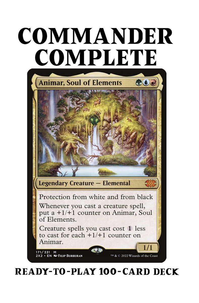 animar mtg commander deck Commander Series #7 Animar, Soul of Elements Holofoil Playmat for Magic:  The Gathering main image 0