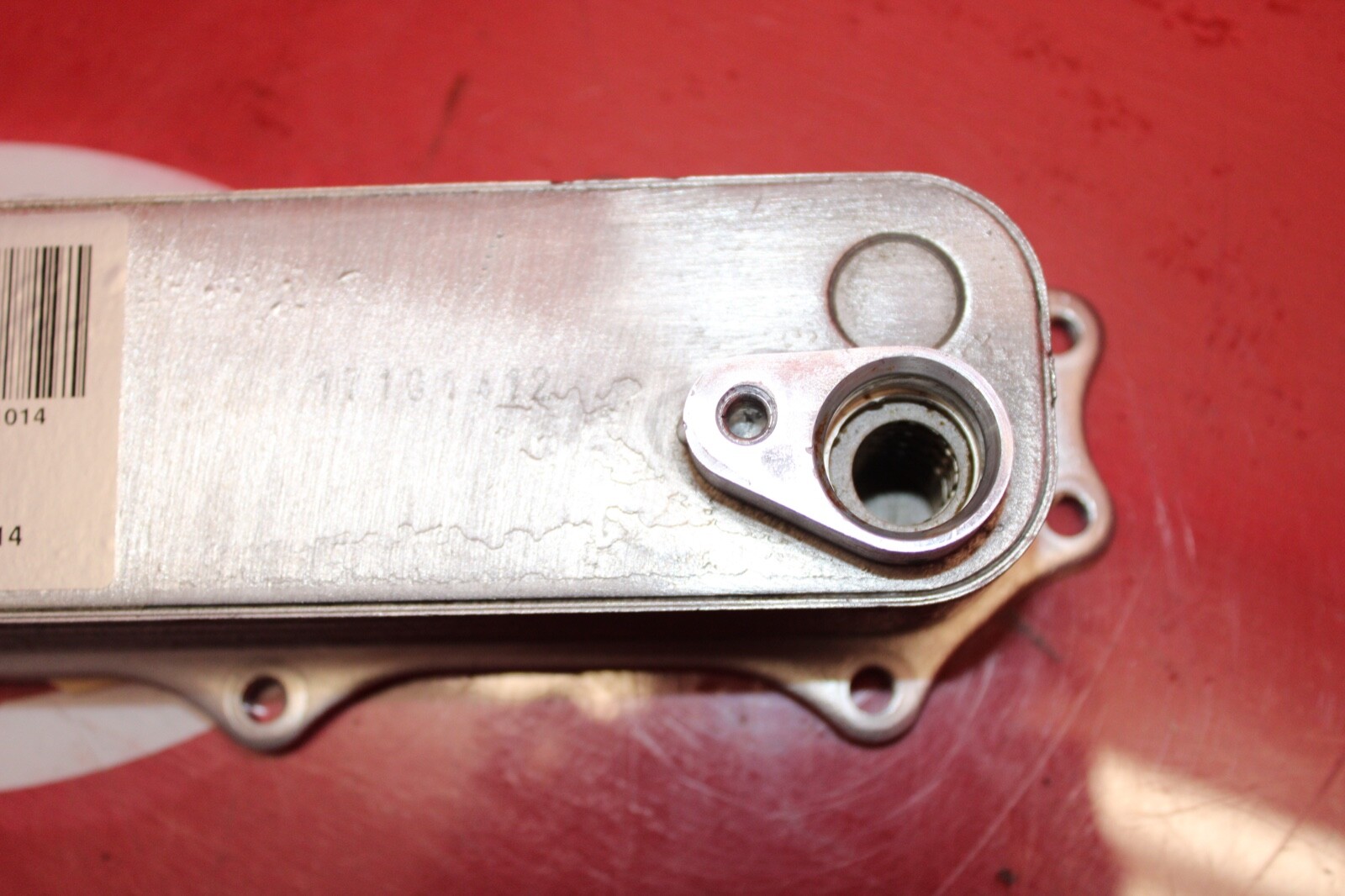 2014-2019 MASERATI GHIBLI M157 OEM F160 ENGINE MOTOR OIL COOLER HEAT EXCHANGER