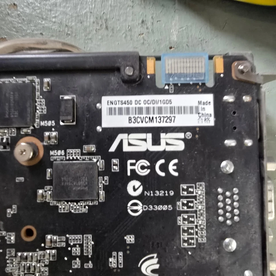 Nvidia GeForce GT ASUS ENGTS450 Pulled from working unit - Image 2 of 2