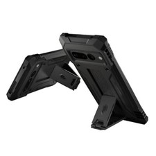 Case For Google Pixel 7 Pro 5G Dual Layer Shockproof Stand Phone Cover Black