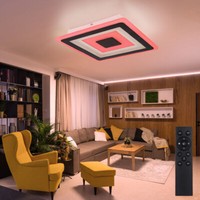 Deckenlampe Deckenleuchte Wohnzimmerleuchte Led Fernbedienung Smart Dimmbar Rgb