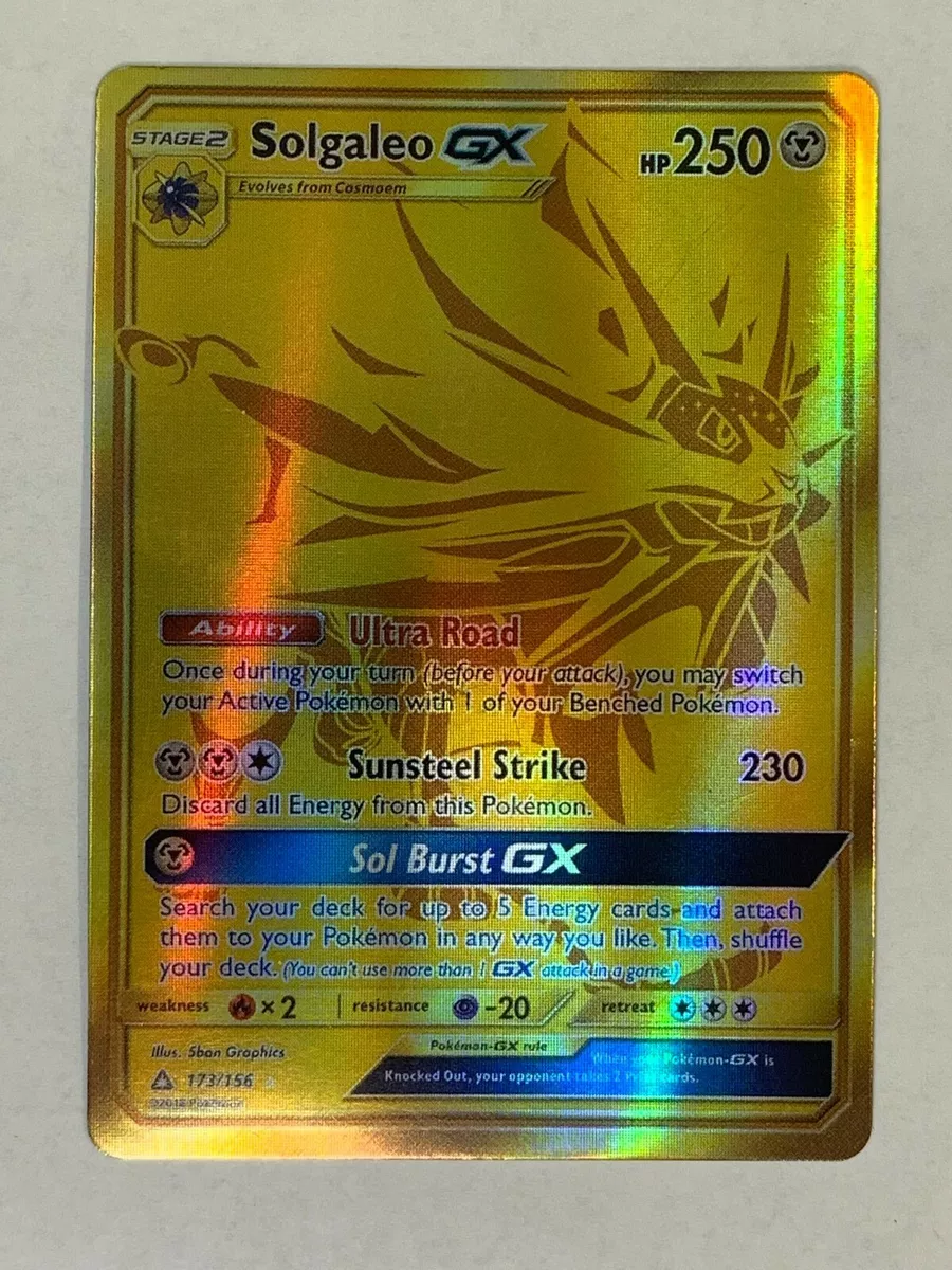 Solgaleo GX - 173/156 - Secret Rare - Pokemon » Pokemon Singles