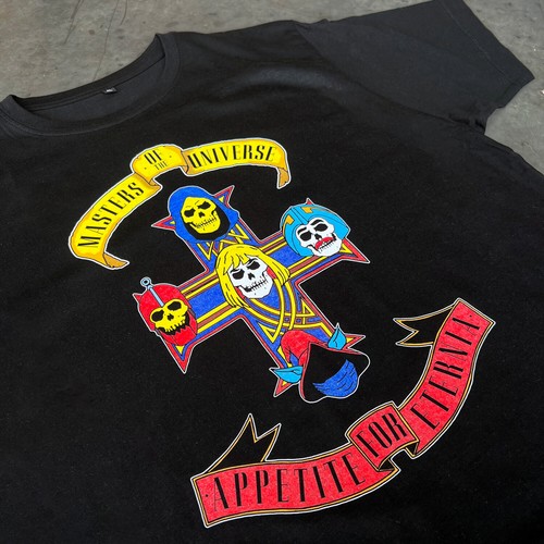 Mens He Man Skeletor Eternia Retro Funny Rock T Shirt 80's Vintage Kids TV Show - Picture 2 of 2