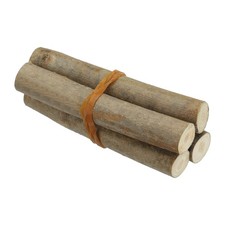 4 Pcs / 10cm Wood Log Sticks, Drift Wood for Crafts, Brown