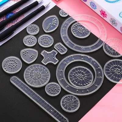 Verbessern Sie Ihre künstlerischen Fähigkeiten mit Spirograph Lineal pädagogi