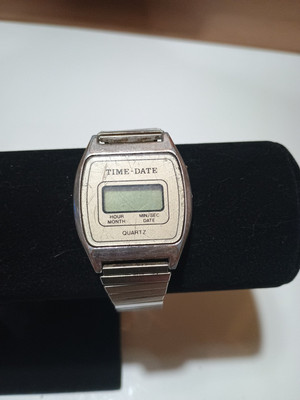 Vintage Delta Impex Time Date LCD Digital Quarts Watch