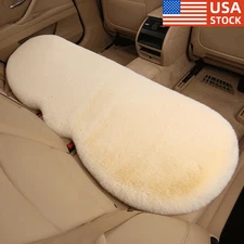 For Mercedes Benz C300 350 Sprinter Car Rear Seat Cover Winter Sheepskin Cushion