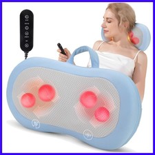 Cordless Back Massager with Heat Neck Massager for Pain Relief Deep Tissue Sh...