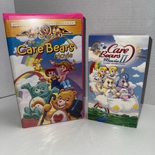 The Care Bears Movie  Movie II VHS tapes VTG