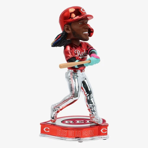 Elly De La Cruz Cincinnati Reds Electroplated Bobblehead MLB