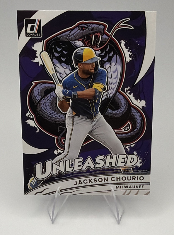 2026 Panini Donruss JACKSON CHOURIO Unleashed Insert #10 Milwaukee Brewers 