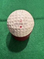 Antique 1940  s Spalding Red Dot 2 Golf Ball Collectible
