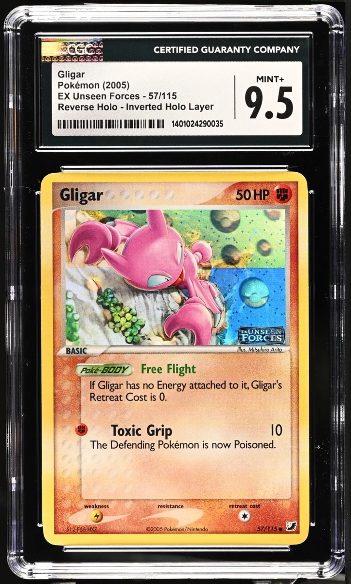 【psa9】シャワーズ ★ 19/115 unseen forces 英語版 Holo Pokémon TCG EX Unseen Forces Common Individual Collectible