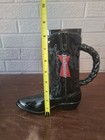 Anheuser-Busch CS347 Cowboy Boot Stein II Black 1997 Budweiser w/ Original Box — photo 10